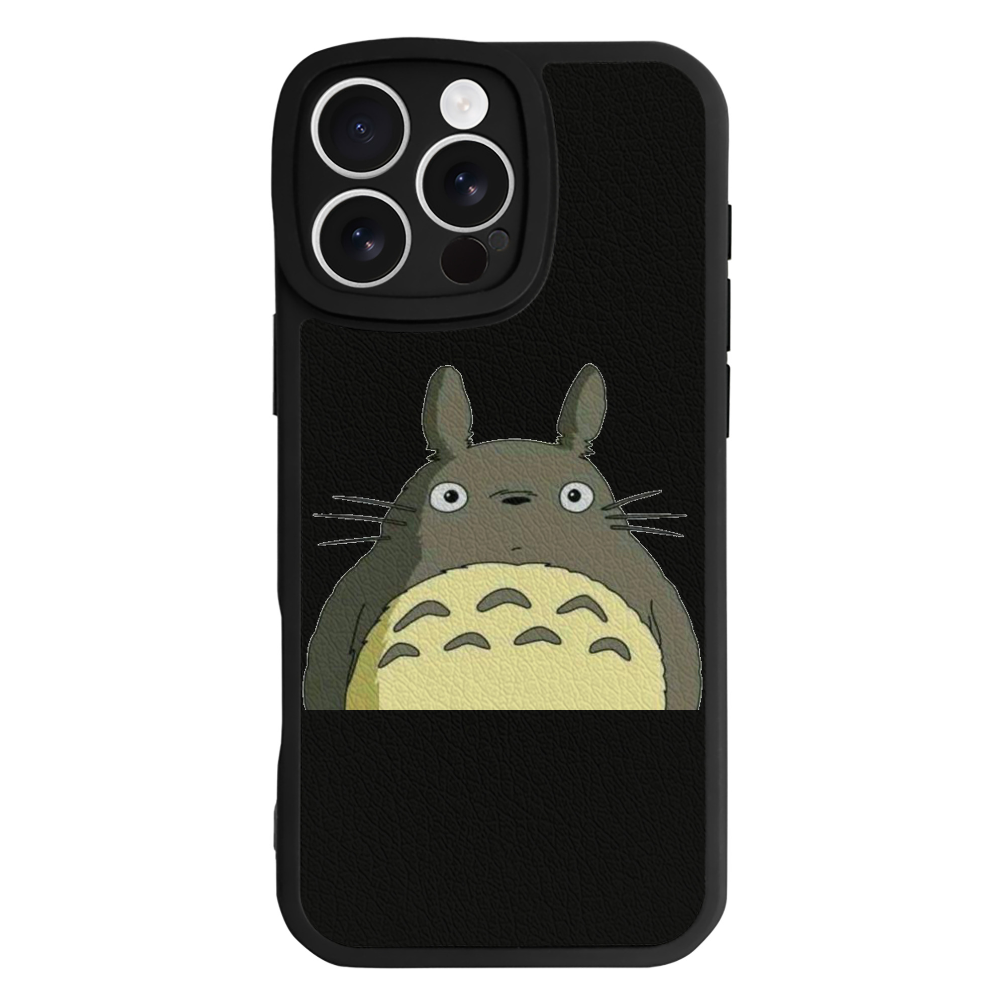 （画像用） となりのトトロ 草壁メイ 草壁サツキ My Neighbor Totoro Satsuki Kusakabe Mei Kusakabe 【iPhone 16シリーズ対応】シリコンスマホケース（レザー調） 材質：シリコン